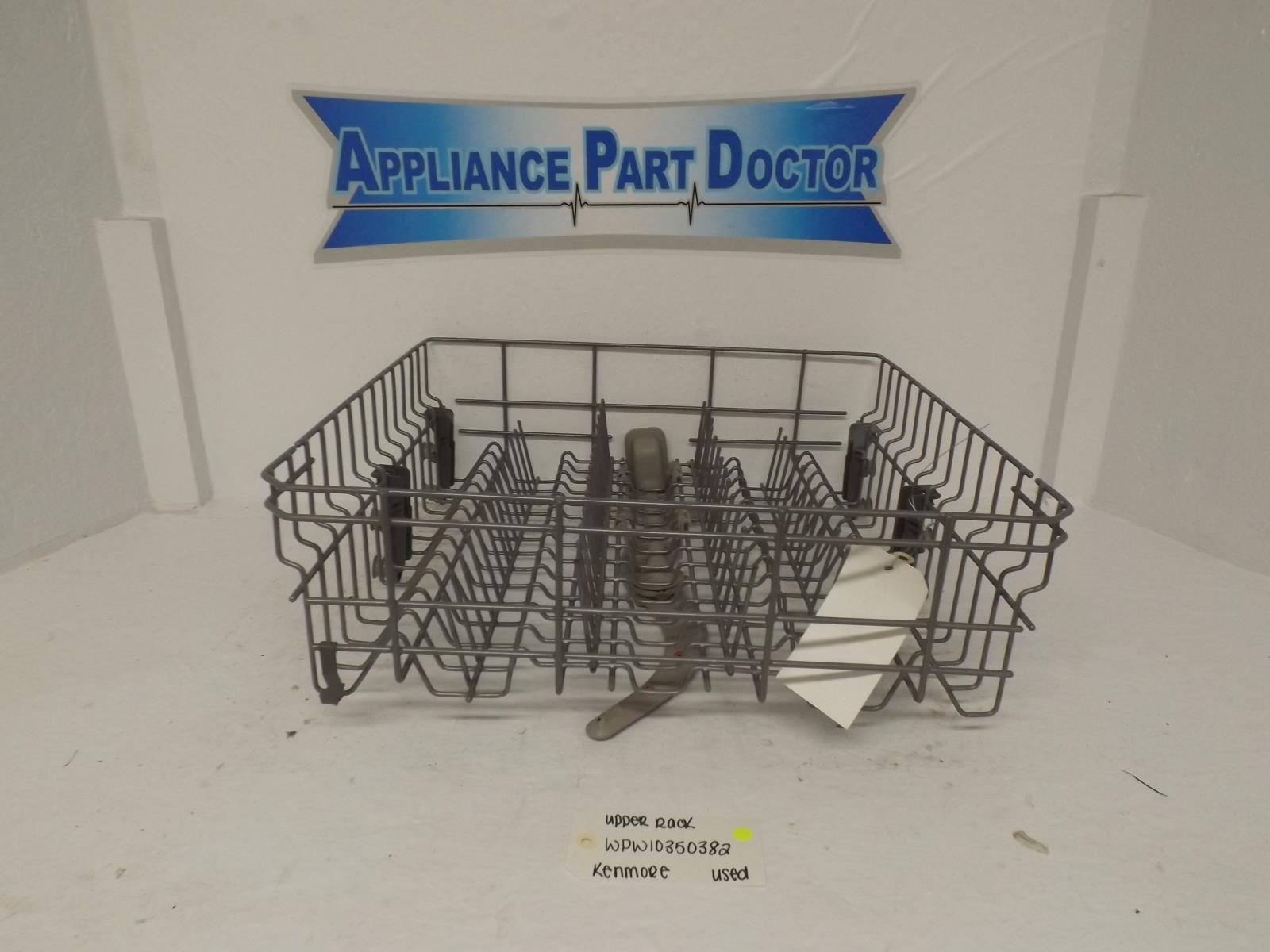 Kenmore Dishwasher WPW10350382 Upper Rack Used Kenmore Dishwasher WPW10350382 Upper Rack Used